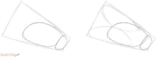 How to break objects down into simple shapes Stage 2