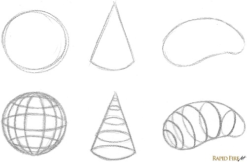 How to draw 3D shapes_Contour Lines