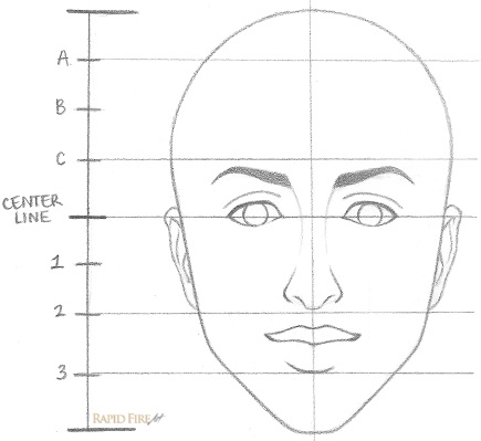 How to Draw a Female Face Step 7