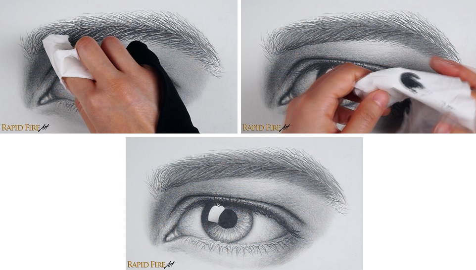 Blend Bushy Eyebrow Drawing