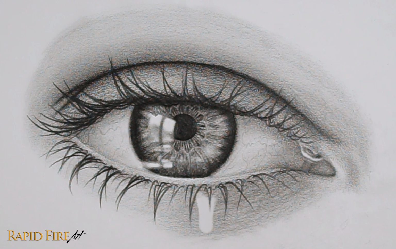 How to Draw a Teary Crying Eye Step 12_1