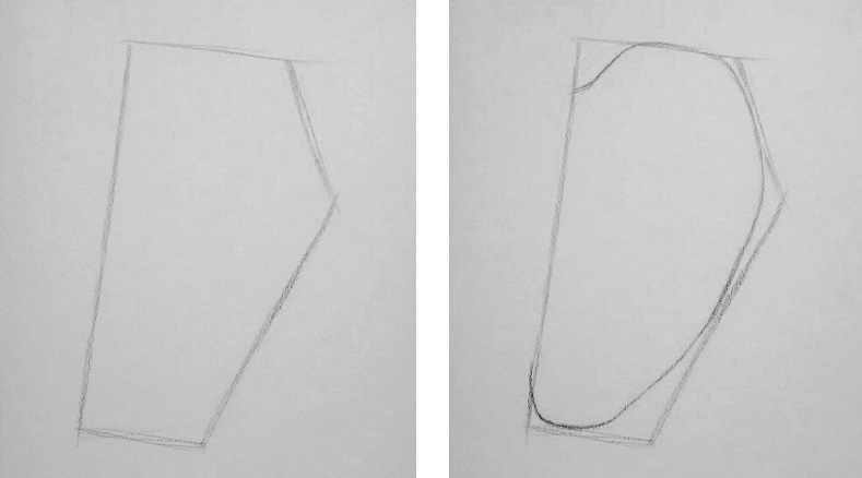 how to draw an ear step 1