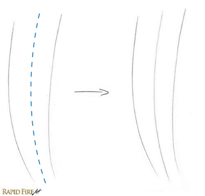 How to Draw Braids Step 1 RFA