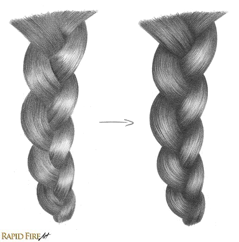 How to Draw Braids Step 6 RFA new