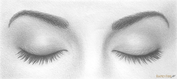 How to Draw Closed Eyes