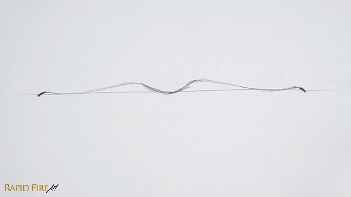 How to Draw Lips HB Pencil Construction
