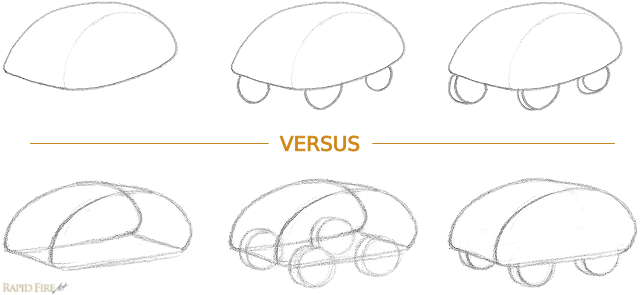 2D vs 3D Car example